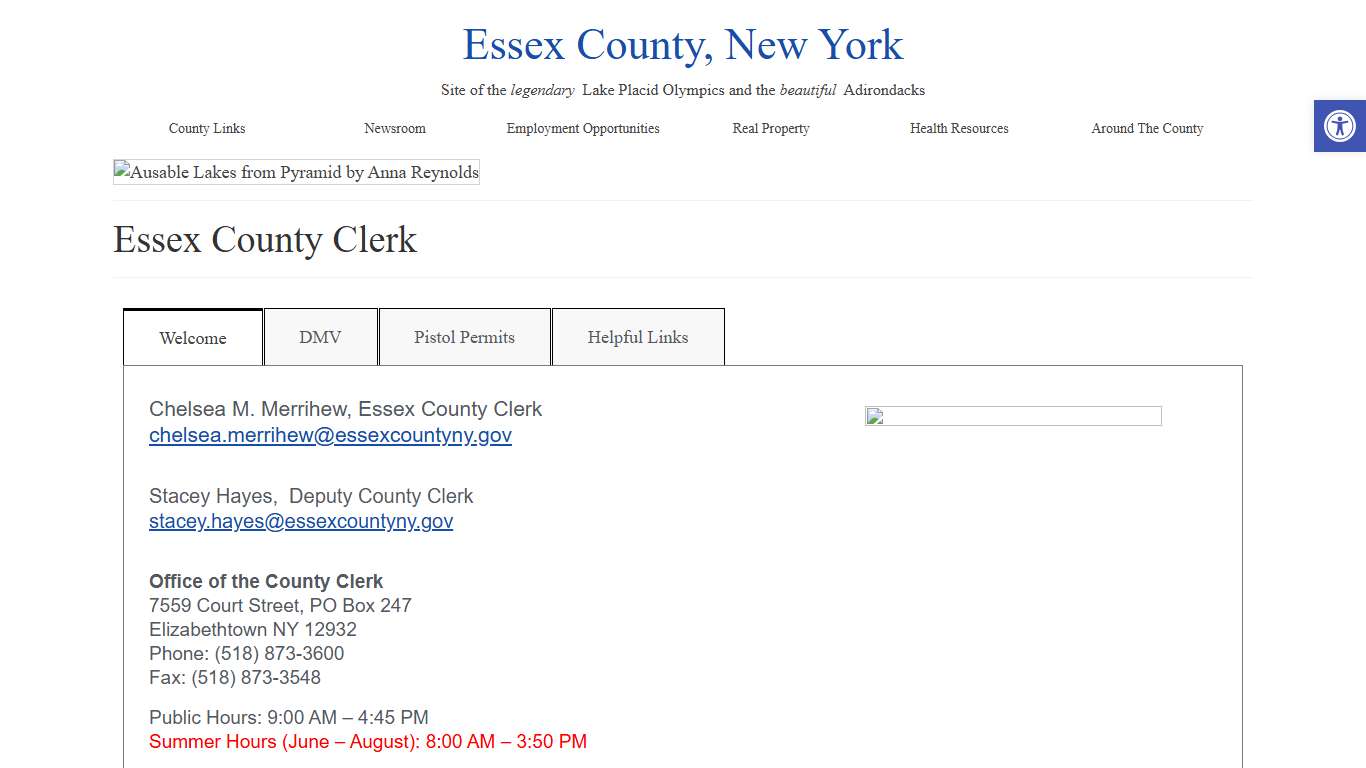 Essex County Clerk - Essex County, New York